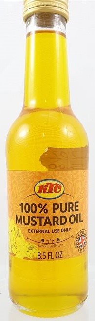 Mustard oil  (100% ren sennep olie) 250 ml.