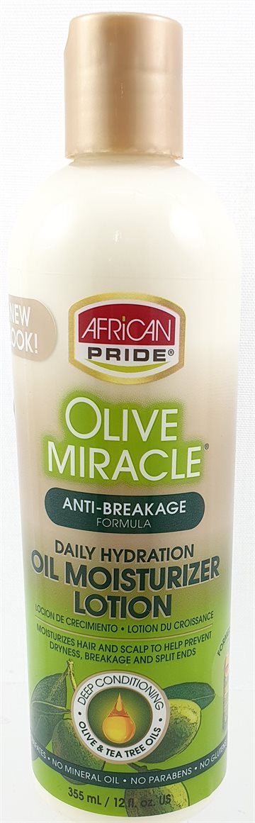 African Pride Olive Miracle oil moisturoizer Lotion 355 ml