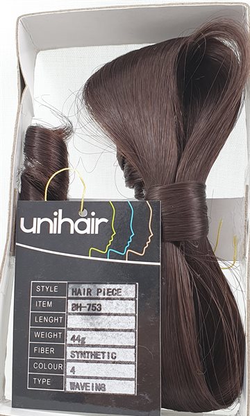 Hair Piece Synthetic, Color 4, Waveing BH-753 - 44 gr. 