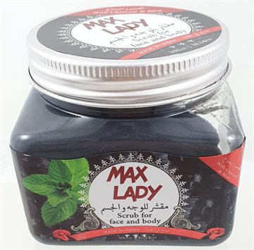Max Lady - Whitning Scrub with Charcoal. 300 ml.