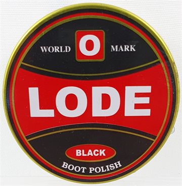 Lode - Boot Polish Black color. Sort Farve