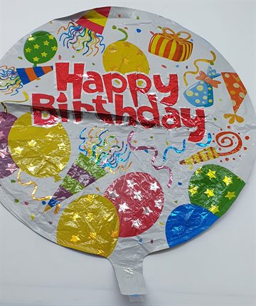 Fødselsdagen (forskellige tegne og farver Stor Balloon). 
