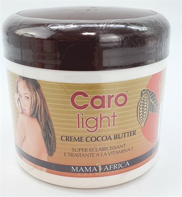 Mama Africa - Caro light Cocoa Butter Skin Cream 450g. (UDSOLGT)