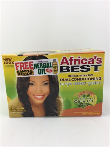 African Best Organics Olive Oil Relaxer Regular Dual Conditioning