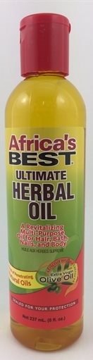 Africa\'s Best Herbal oil 237ml. for body & hair .(UDSOLGT)