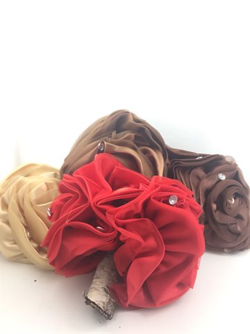 Hair clips large with flowers (Different Colour)
