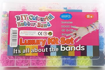 Rubber bands set. 6000 pcs.  All in one Kit. 