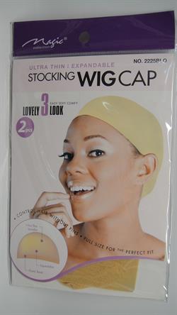 Hair cap Blonde (strømpe Hår Hue ) Stocking wig cap. (UDSOLGT)