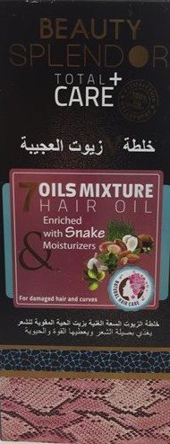 7 oil mixture Enriched with Snack Moisturizers 200 ml for hair