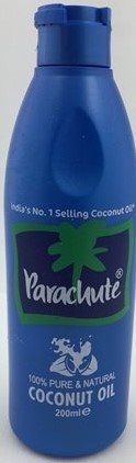 Parachute 100% Pure & Natural Coconut Hair Oil 200 Ml. (UDSOLGT)