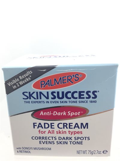 Palmer\'s skinsuccess Fades dark spots Cream 75g for all types skin. (UDSOLGT).