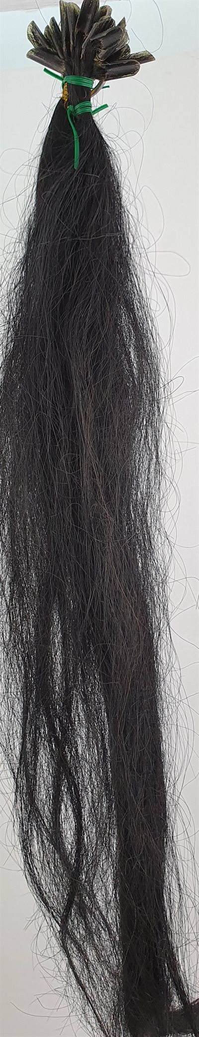 Human Hair. U- Tip kratin "Hot fusion" glat hår farve 2 (45cm)36 totter, 36g.