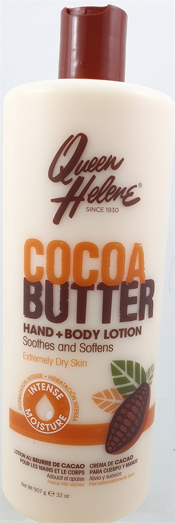 Queen Hellene Cocoa butter hand and body lotion 944ml