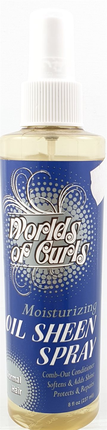 Worlds of Care Curls normal hair oil sheen spry 237ml