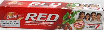 Dabur Red Toothpaste - Dabur Rød Tandpasta 42gr. 