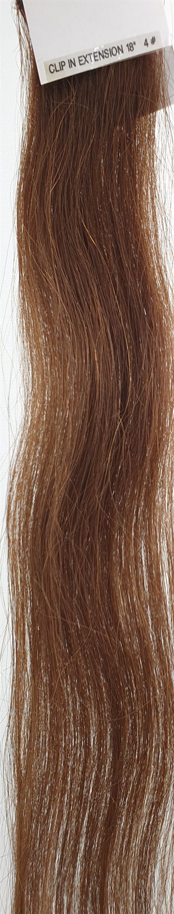 Human Hair - Clip in extention 18" color 4.