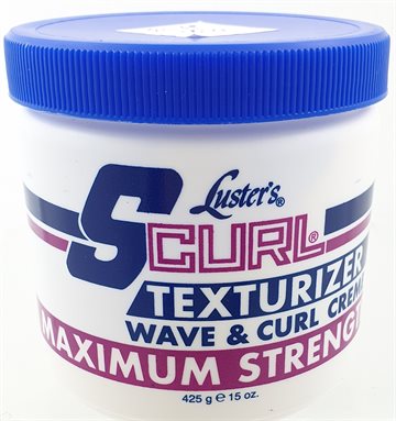 Scurl Maximum strength Texturizer texturant in jar. 425g
