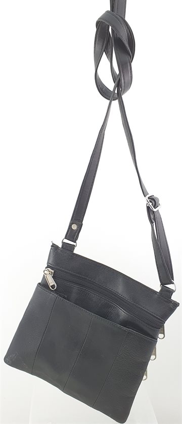 Taske - High quality Leather bag - taske. (UDSOLGT)