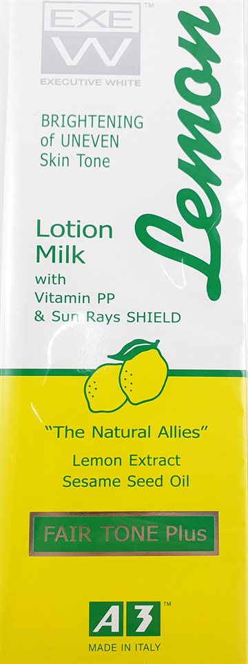 A3 Lemon Lotion brightning of uneven skin tone. 400ml.