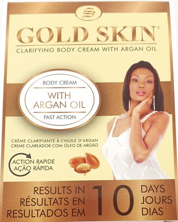 Gold skin Body Cream with Argan oil 140g. (UDSOLGT)