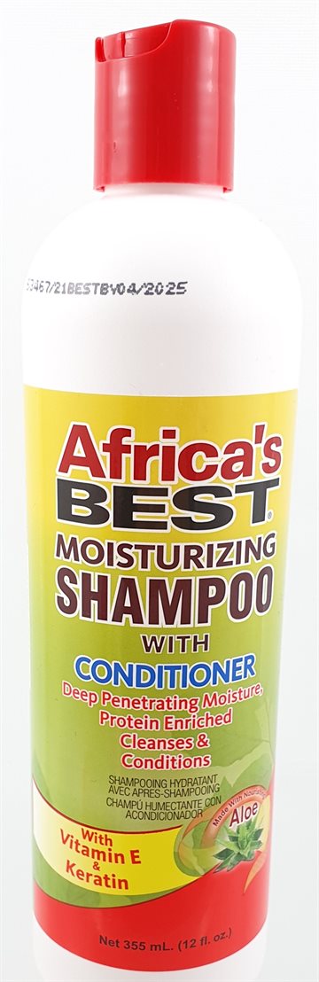 African Best Olive oil Moisturizing Shampoo 355ml