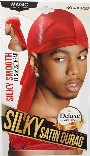 Durag Ext Long Tail Cap Red.