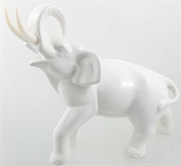 Porcelain Elefant Figur.