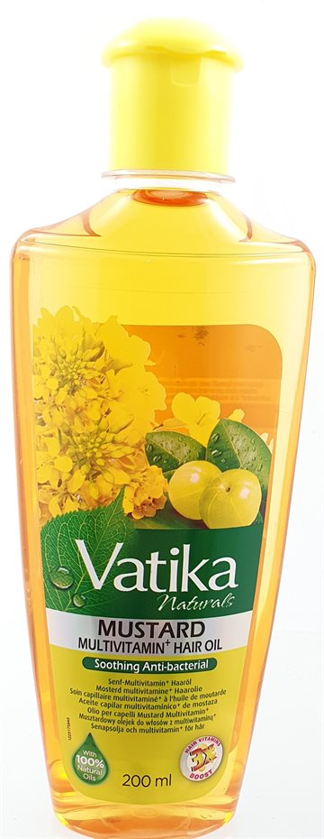 Vatika Mustard Hår Olie  200 ml.