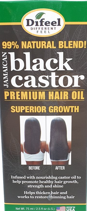 Difeel - BLACK CASTOR HAIR Growth Oil - Ultra Growth 75ml