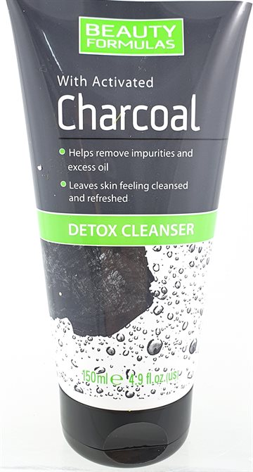 Beauty Formulas Charcoal Detox cleanser Cream 150ml.