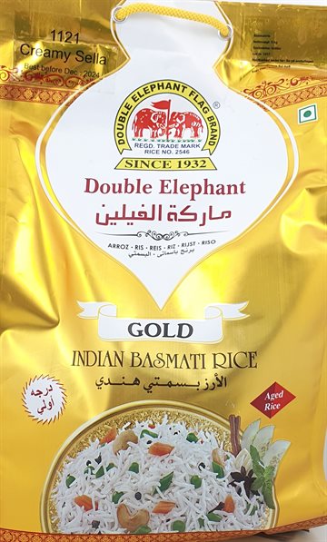 Double Elphant Gold Sila Basmati Ris 5 kg.
