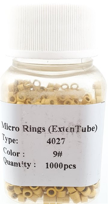 Hår ring (Micro links) BLONDE 1000stk.Plastic type 4027
