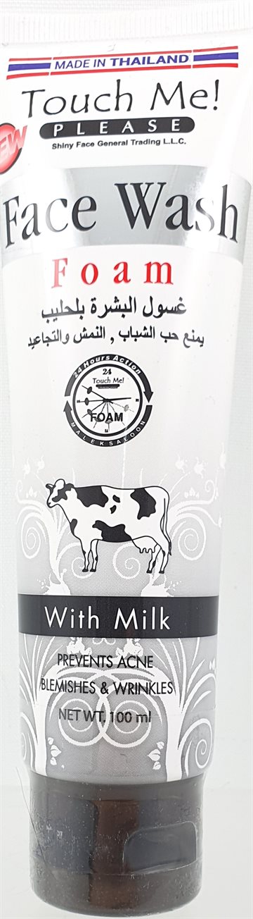 Touch Me Face Wash Foam with milk. 100ml.