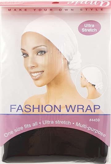Annie - Durag - Stof Fashion Wrap BLACk 100 Multi Purpose