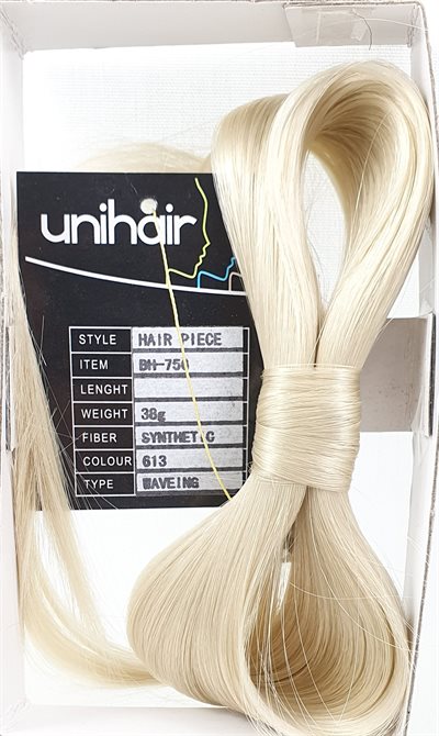 Hair Piece Synthetic, Color 613, Waveing BH-756 - 38 gr. 