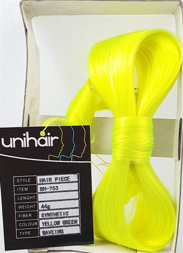 Hair Piece Synthetic, Yellow Green, WaveingBH-753 - 44 gr. 