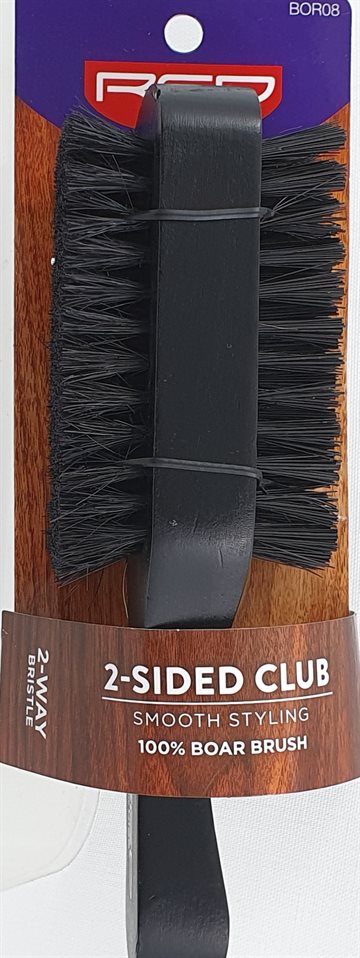 Hair Brush 2 - Sided (Soft & Hard) -100% Boar Brush