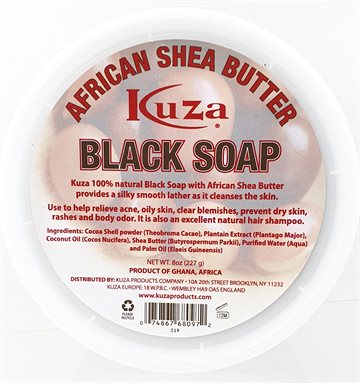 Kuza - %100 Natural Black Soap 227gr.
