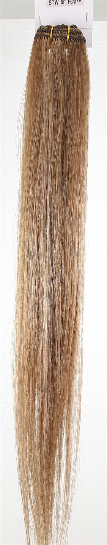 Human Hair - Silky straight weft 18" colour P8/27#