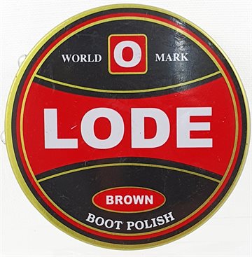 Lode - Boot Polish Brown color.