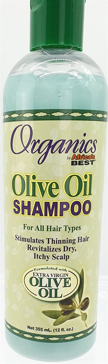 African Best Organics Olive Oil Shampoo 355ml.