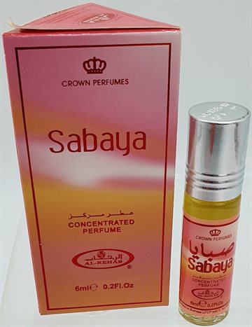 Perfume -  Alkohol frie. Sabaya. 6 ml.