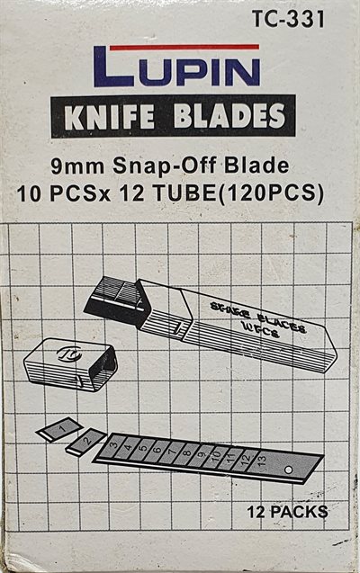 Lupin - Knife Blades.10 X 12 tubs (120pcs).