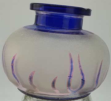 Vandpibe Glas. 3.5 cm i diameter.