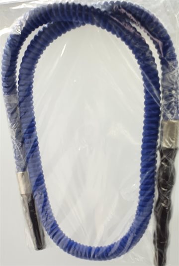 Blå  Vandpibe Slange 100 cm Længde
