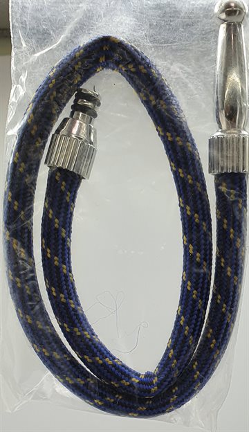 Blå Vandpibe Slange 50 cm Længde