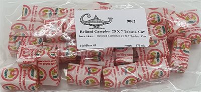 Refined Camphor 25 X 7 Tablets. Cavadi.