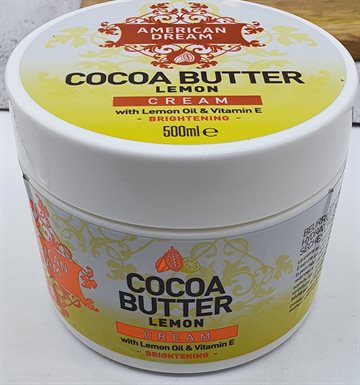 American Dream Cocoa Butter Lemon Cream 453gr