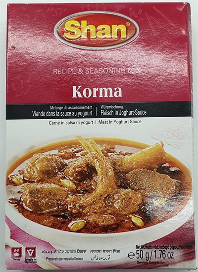 Dato Vare - Shan Korma 1 X 50 gr