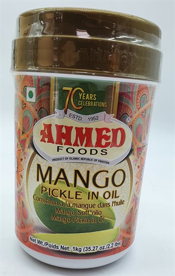Dato Vare - Ahmed foods - Pataks Mango Pickle i olie 1 Kg